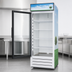Thumbnail image #4 for Fogel 26 Cu. Ft. One-Section Glass Door Reach-In Refrigerator with Top Illuminated Sign