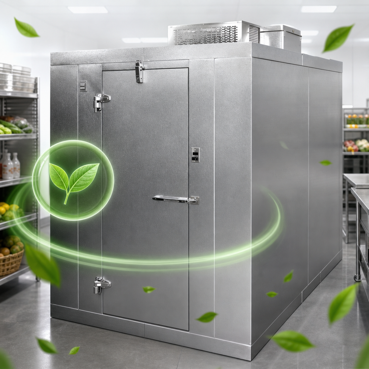 Product image #4 for Master-Bilt QS Series QSB74610-C Quick Ship Indoor Floorless Walk-In Cooler, 6' x 10' x 7'4" H, with R290 Capsule Pak Refrigeration