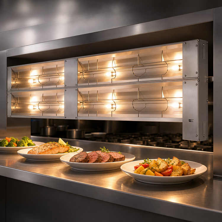 Product image #4 for Hatco Glo-Ray® GRAHL-24D3 24-Inch Double Lighted Infrared Strip Heater