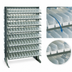 Thumbnail image #4 for Quantum Double-Sided Sloped Pick Rack with 16 Shelves and 192 Clear Bins