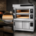 Thumbnail image #4 for Moretti Forni S50E Series 2-Deck Electric Pizza Deck Oven with Prover