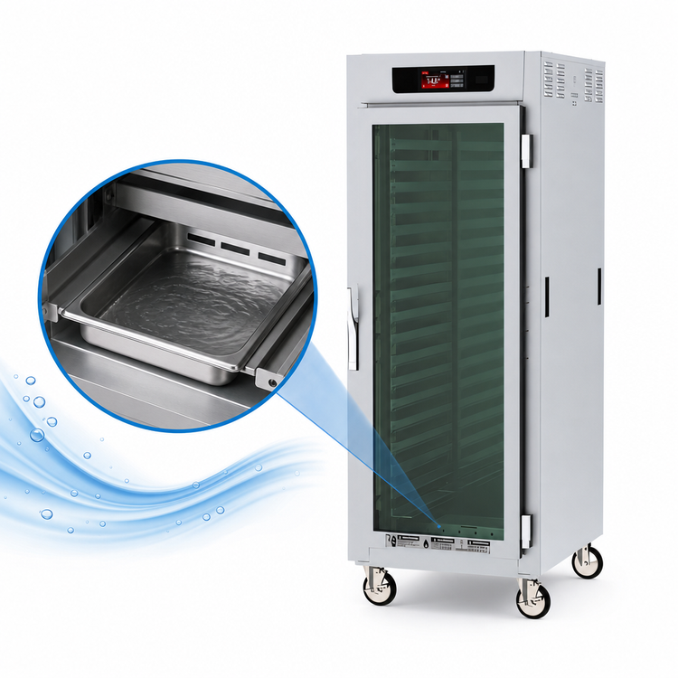 Product image #4 for Metro C5 8 Series Full-Height Mobile Controlled Temperature Holding Cabinet, 36 Pan Capacity, Touchscreen, Double-Pane Glass Doors, Lip Load Slides