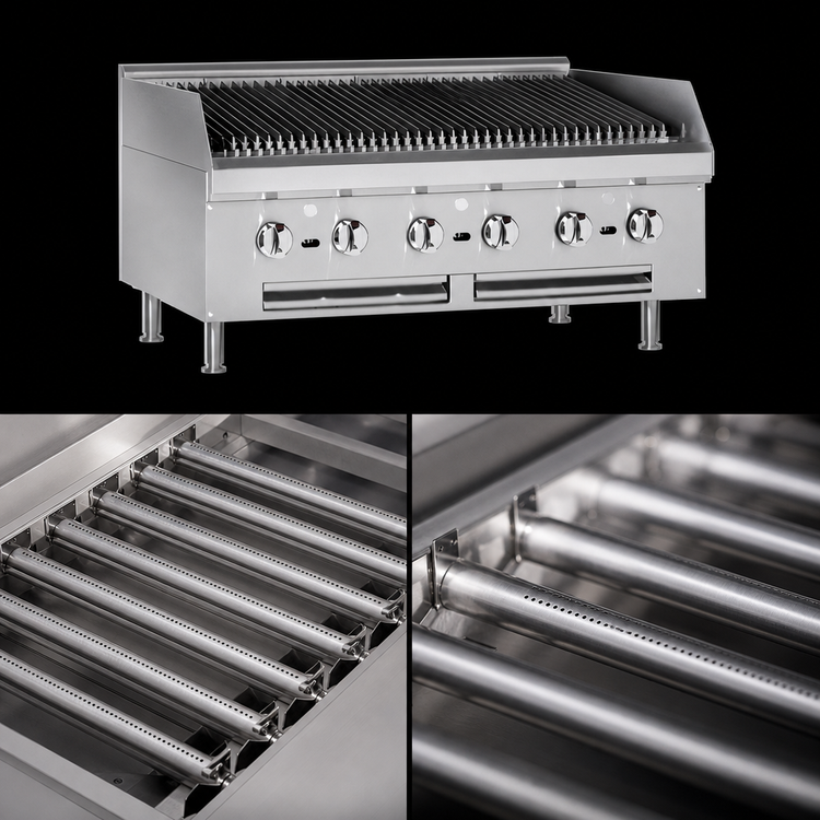 Product image #4 for Southbend HDC-24 24-Inch Countertop Gas Charbroiler with Cast Iron Radiants
