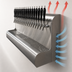 Thumbnail image #4 for Perlick 20-Faucet Wall-Mount Air-Cooled Stainless Steel Modular Draft Beer Dispensing Tower