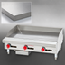 Thumbnail image #4 for American Range 36-Inch Countertop Gas Griddle with Smooth Polished Steel Plate