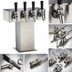 Thumbnail image #4 for Perlick Tee Tower Style 4-Faucet Wine Dispensing Kit for DZS36, Stainless Steel