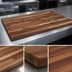 Thumbnail image #4 for Boos Block American Black Walnut Edge Grain Kitchen Countertop, 96 x 27 x 1-1/2 Inch Thick, Penetrating Oil Finish
