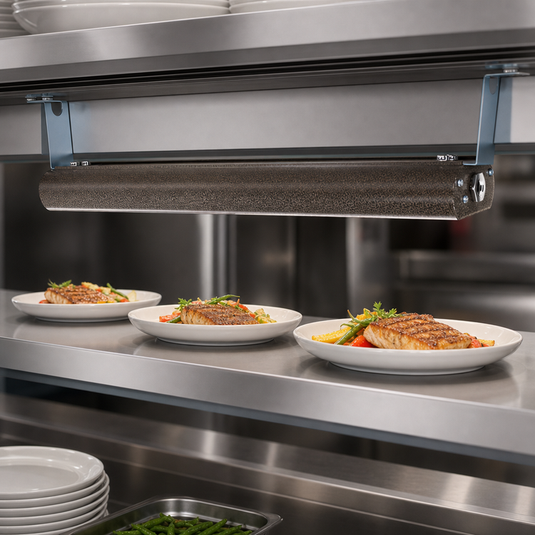 Product image #4 for Vollrath 72-Inch Low Profile Unlighted Strip Heat Lamp with Remote Toggle Switch