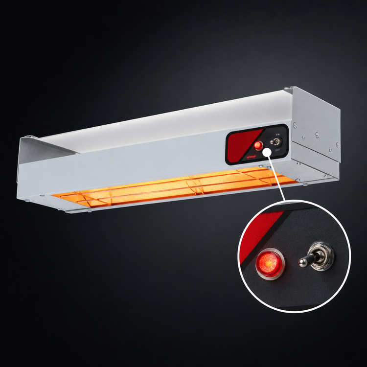 Product image #4 for Nemco 24-Inch Single Lighted Infrared Strip Heater, 240V