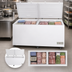 Thumbnail image #4 for Excellence Commercial Products BD-27 Jumbo Storage Chest Freezer, 26.7 Cu. Ft., 2 Locking Solid Hinged Lids