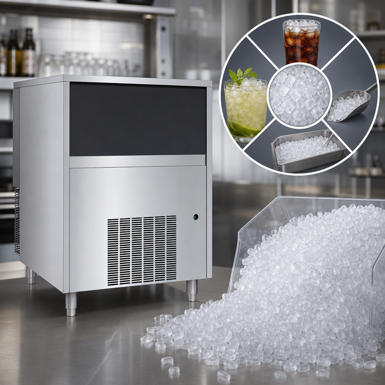 Product image #4 for Manitowoc UNK0300AZ Bite-Size Nugget Ice Machine with 60 lb Bin