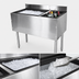Thumbnail image #4 for CHOICE 48-Inch Stainless Steel Underbar Combo Ice Bin/Cocktail Unit with Bottle Well Storage