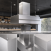 Thumbnail image #5 for Avtec SimpleSpec 60-Inch Square Type I Island Display Cooking Hood System