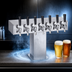 Thumbnail image #4 for Perlick Wide Base Glycol-Cooled Tee Draft Beer Tower, Countertop, 8 Faucets, Polished Chrome