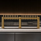 Thumbnail image #4 for Micro Matic USA Metropolis METRO-M-20PVDKR Countertop Draft Beer Tower, 20 Faucets, Glycol-Cooled, PVD Brass, 3 Columns
