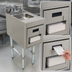 Thumbnail image #4 for Advance Tabco Special Value Underbar Basics Freestanding Hand Sink Station with Faucet, Soap and Towel Dispensers