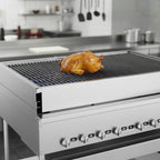 Thumbnail image #3 for Jade Range (Middleby) Titan JCBH-24 High Production 24-Inch Gas Chicken Broiler, 4 Burners, 4 Cooking Levels, Open Stand