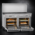 Thumbnail image #4 for Southbend Ultimate 60-Inch Gas Restaurant Range with 9 Burners and 2 Standard Ovens