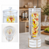 Thumbnail image #4 for Empire Single Round Beverage Dispenser with Infusion Chamber, White, 10-1/2 Inch Diameter x 24 Inch High
