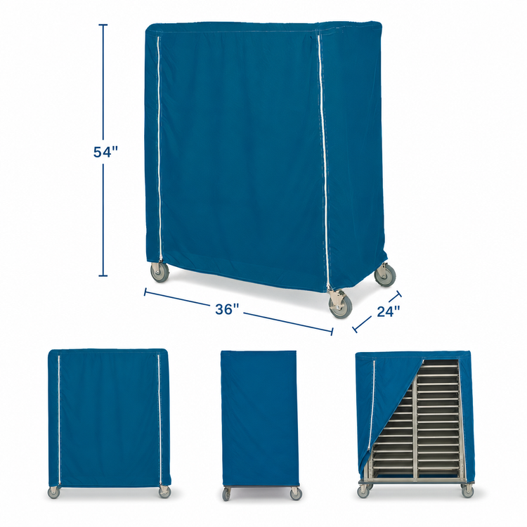 Product image #4 for Metro Waterproof Cart Cover for 36 x 24 x 54 Inch Banquet Cart
