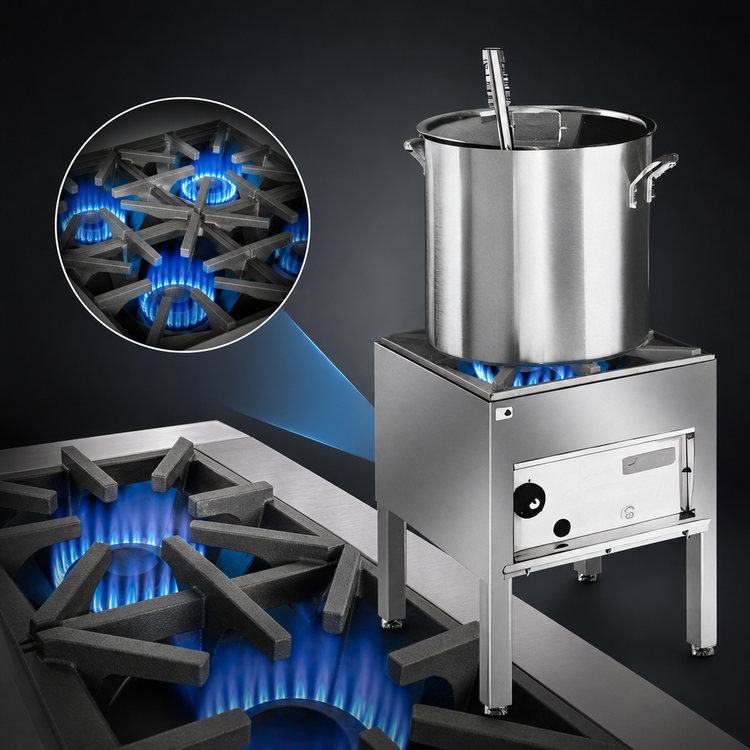 Product image #4 for Garland G-Series 20-Inch Gas Stock Pot Range with Flame-Failure Safety Pilot, 60,000 BTU
