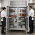 Thumbnail image #5 for Victory UltraSpec Pass-Thru Two-Section Glass Door Freezer, 48.33 Cu. Ft., Self-Contained, Standard Depth, Stainless Steel