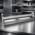 Thumbnail image #4 for Glastender 36-Inch Single Stainless Steel Speed Rail with Open Step-and-Rail Design