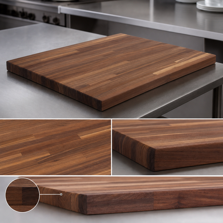 Product image #4 for Boos Block 36 x 30 x 1-1/2-Inch American Black Walnut Kitchen Countertop with Penetrating Oil Finish