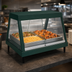 Thumbnail image #4 for Hatco Glo-Ray Full-Service Countertop Heated Display Case, 3-Pan, Straight Glass Front, Humidity, Rear Sliding Doors