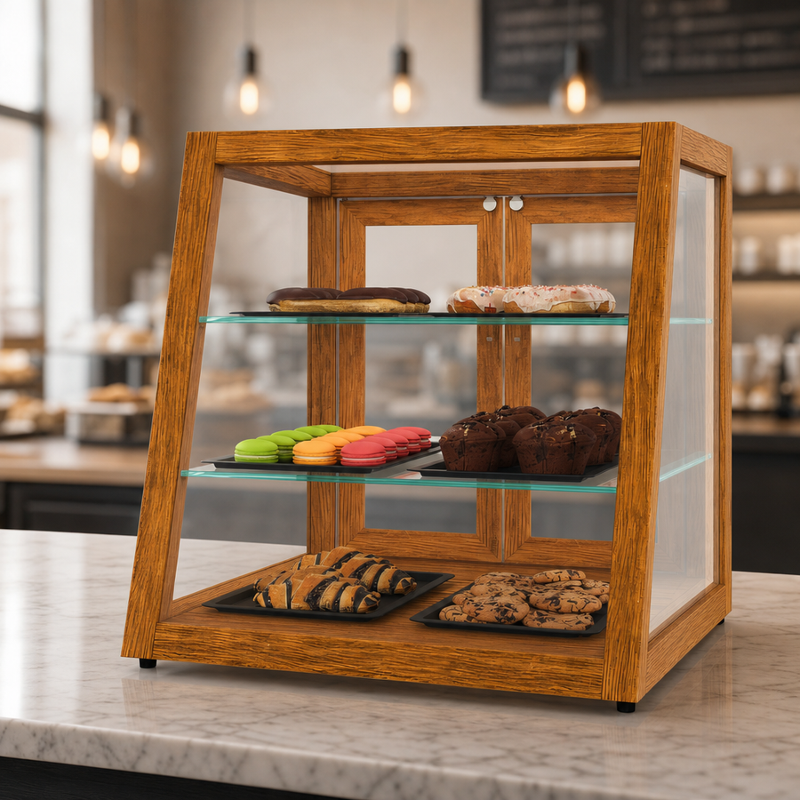 Three Tempered-Glass Shelves