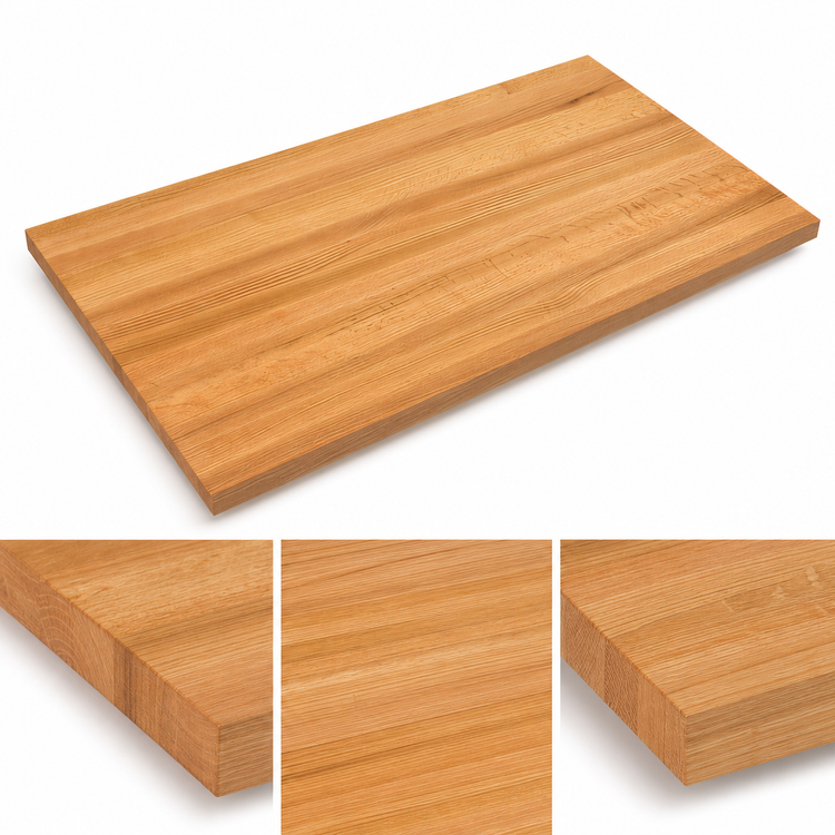 Product image #4 for John Boos Appalachian Red Oak Island Countertop, 96 x 27 x 1-1/2 Inch, Varnique Finish