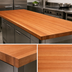 Thumbnail image #4 for Boos Block American Cherry Edge Grain Kitchen Countertop, 144