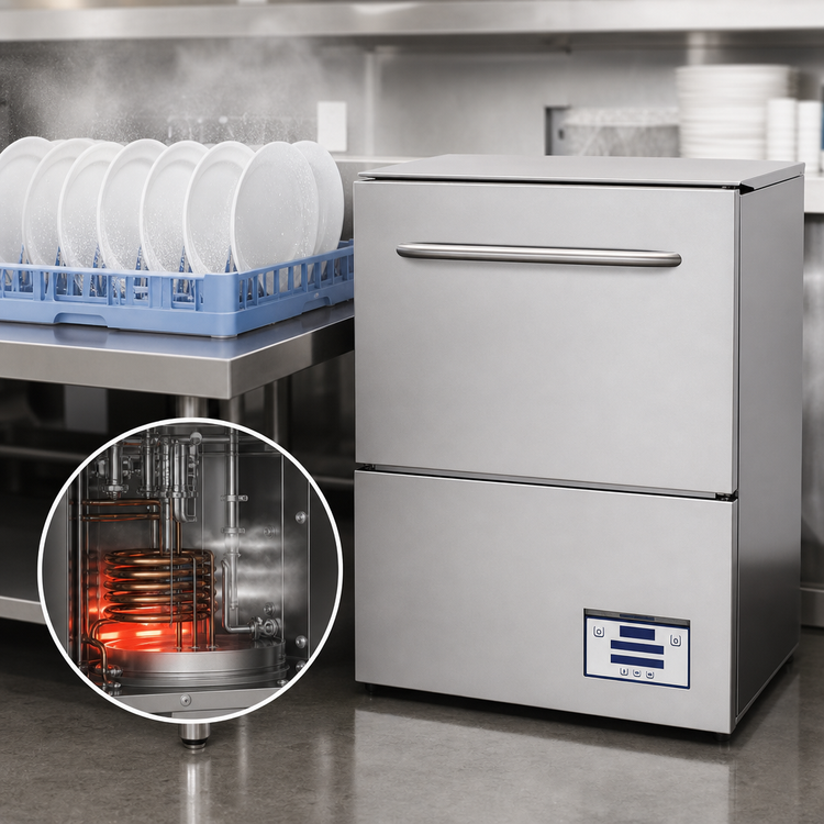 Product image #4 for Jackson DishStar HT-E-SEER Undercounter High-Temperature Sanitizing Dishwasher with Steam Elimination and Energy Recovery