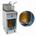 Thumbnail image #4 for Omcan USA 40 lb. Electric Floor Fryer with 2 Baskets, 208V, 1-Phase, 12 kW