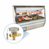 Thumbnail image #4 for Howard-McCray 34N Series 120-Inch Remote Double Duty Meat & Cheese Deli Service Case, Straight Glass, LED, Black Exterior / White Interior