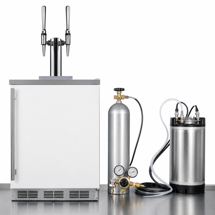 Product image #5 for Summit Appliance 24-Inch Wide ADA-Compliant Nitro-Infused Coffee Kegerator with Dual Towers