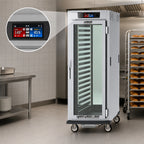 Thumbnail image #4 for Metro C5 C599-SFC-LPFC Controlled Humidity Heated Holding and Proofing Cabinet, Full-Height Pass-Thru, 2 Glass Doors, 18-Pan, Mobile