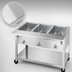 Thumbnail image #4 for Aerohot EP305 Portable Electric 5-Well Steamtable Hot Food Unit with Stainless Steel Open Base