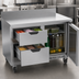Thumbnail image #4 for Beverage-Air 48-Inch 2-Section Worktop Refrigerator with 2 Drawers and 1 Door