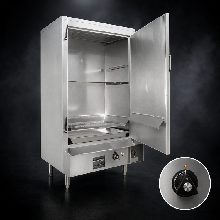 Product image #4 for MasterRange 30-Inch Propane Smokehouse Smoker, Right-Hinged Door