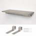 Thumbnail image #4 for BK Resources 48-Inch x 18-Inch Stainless Steel Pass-Through Shelf with Wall-Mount Brackets