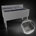 Thumbnail image #4 for Glastender Four-Compartment Underbar Sink Unit, 48