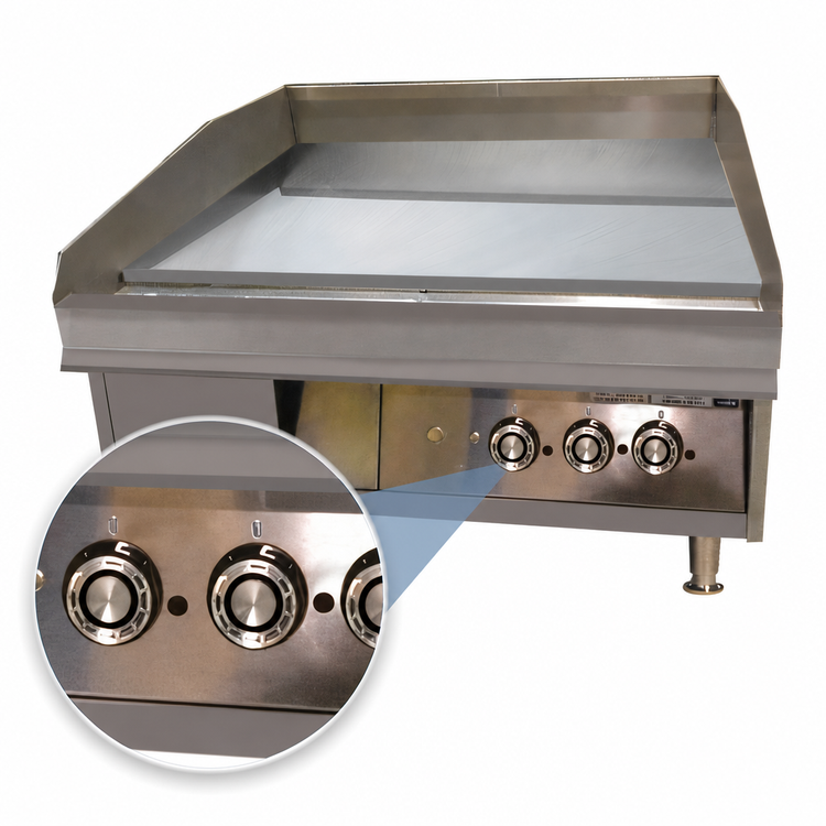 Product image #5 for Lang LG Series 36-Inch Countertop Gas Griddle with 1-Inch Chrome-Plated Plate