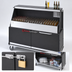 Thumbnail image #4 for Dinex DXPPB560IBWCC Portable Bar with Full-Length Ice Bin, Carmine Cherry