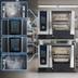 Thumbnail image #4 for RATIONAL iCombi Pro Double-Stack Full-Size Natural Gas Combi Oven Set