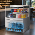 Thumbnail image #4 for Turbo Air Low-Profile Horizontal Open Display Merchandiser, 7.5 Cu. Ft., Self-Contained Refrigeration