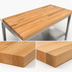 Thumbnail image #4 for John Boos Appalachian Red Oak Blended-Rail Edge-Grain Island Countertop, 132 x 27 x 1-1/2 Inch, Varnique Finish