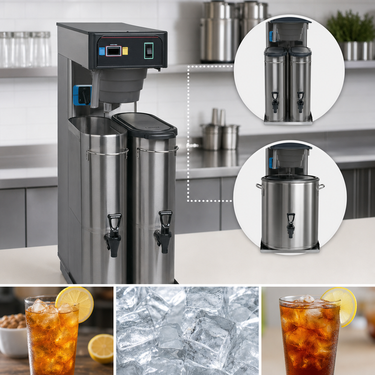 Product image #4 for BUNN TB6 Twin Automatic Iced Tea Brewer, 6-Gallon Countertop, 120V