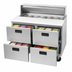 Thumbnail image #4 for Centerline by Traulsen 48-Inch Mega Top Drawer Prep Table Refrigerator with 4 Drawers