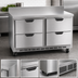 Thumbnail image #4 for Beverage-Air WTRD48AHC-4 48-Inch Two-Section Worktop Refrigerator with 4 Drawers